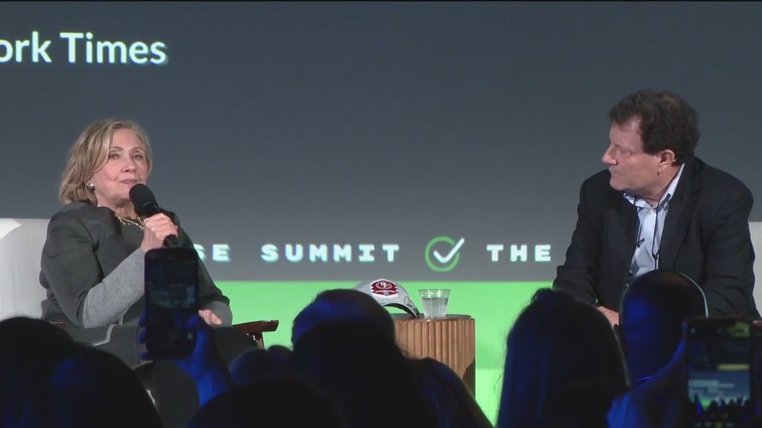Hillary Clinton speaks at Common Sense Media summit focused on kids and technology