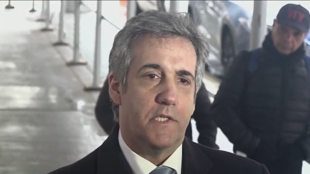 Cohen arrives for grand jury testimony against Trump