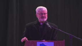 Waukesha remembrance ceremony; Father Patrick Heppe speaks