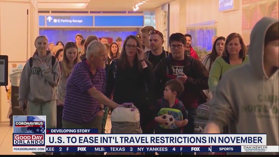 U.S. to ease travel restrictions for international travelers