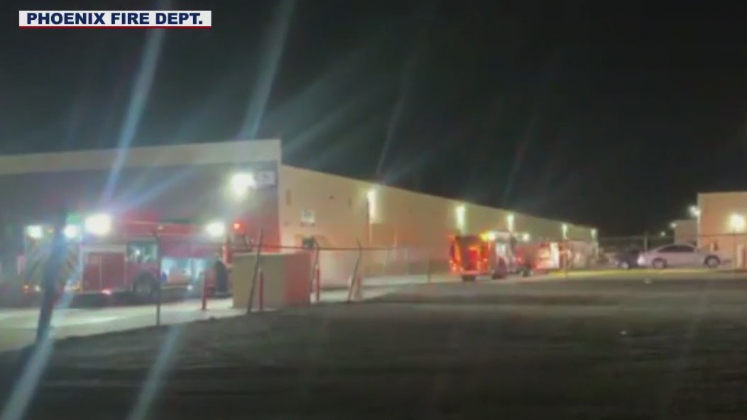 Fire at Phoenix uniform warehouse