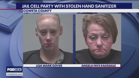 Jail cell party with stolen hand sanitizer