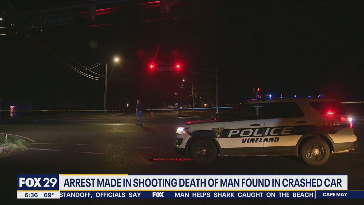 Arrest made in shooting death of man found in crashed car