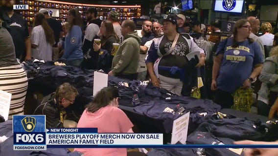 Brewers clinch postseason berth, merchandise on sale