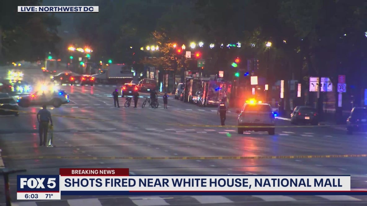 Shots fired in downtown DC near White House, National Mall: police