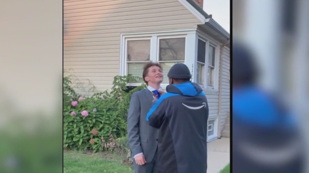 Amazon delivery driver saves the day for student headed to homecoming