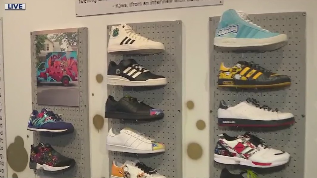 Exhibit celebrates sneakers ties to graffiti