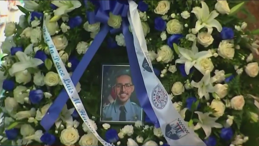 Law enforcement, family and friends remember CPD Officer Luis M. Huesca