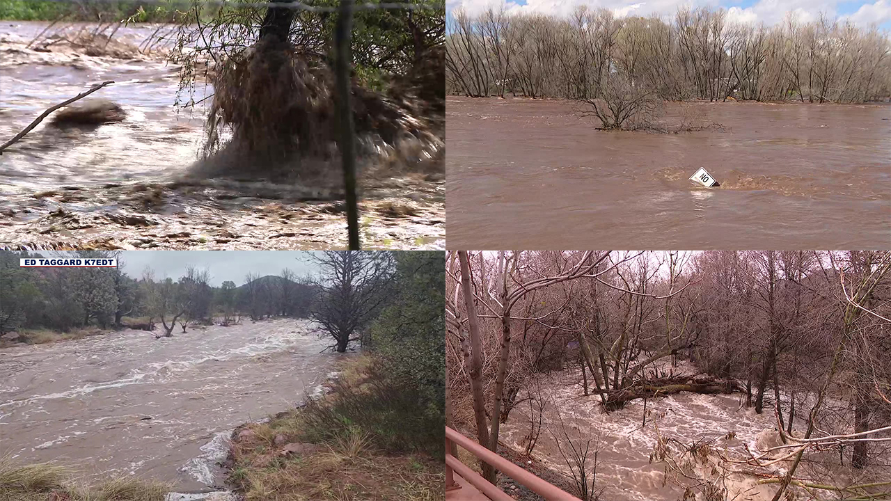 Floodwaters from recent winter storm prompt evacuations in various parts of Arizona