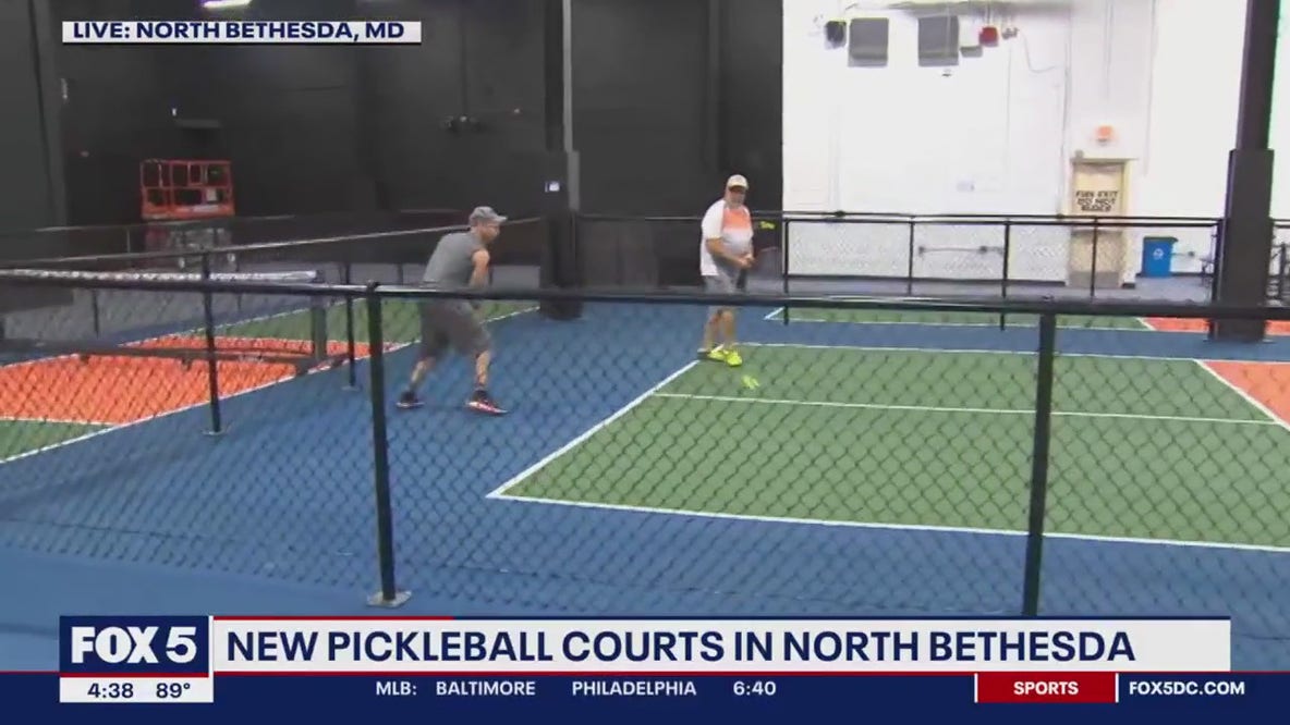 New pickleball courts open in North Bethesda