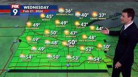 MN weather: Bright and mild Wednesday