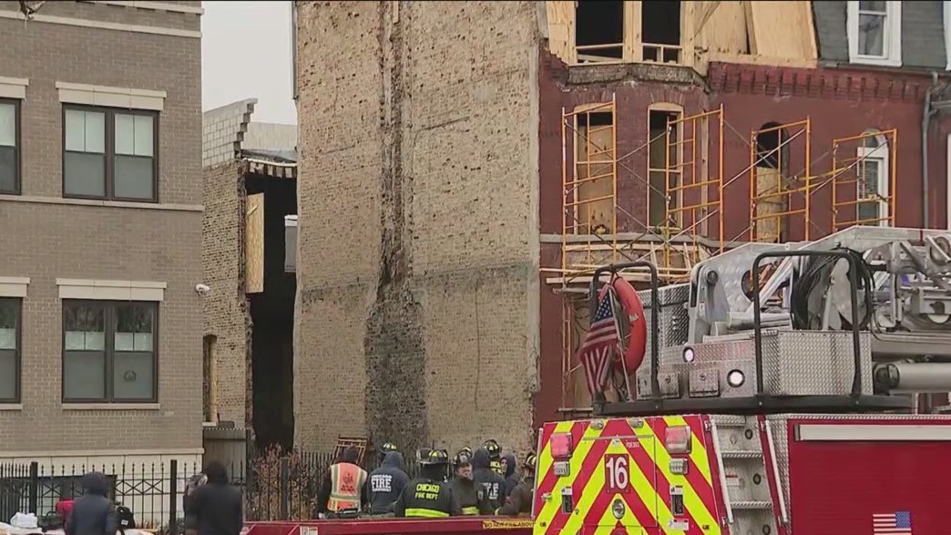 Worker hospitalized in 'grave' condition after building collapse in Bronzeville