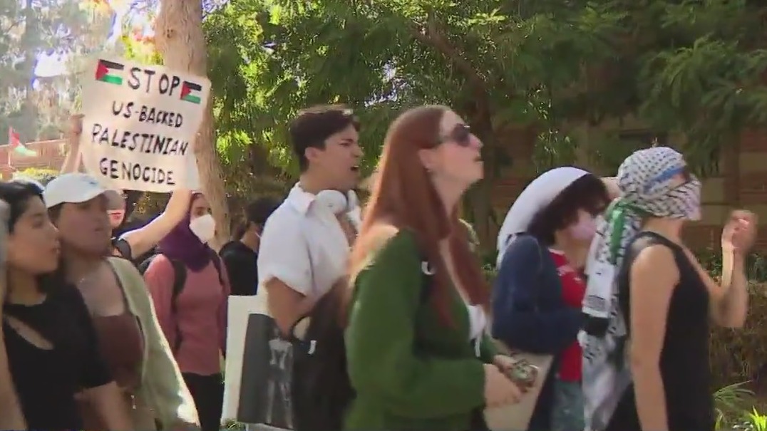 Pro-Palestine rally held at UCLA
