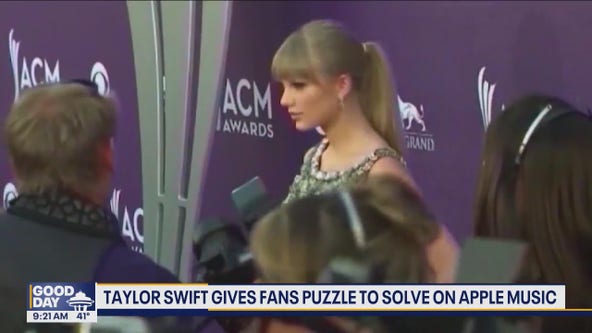 Taylor Swift gives fans puzzle to solve on Apple Music
