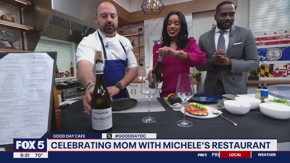 Celebrating Mom with Michele's restaurant