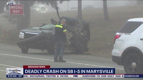 Deadly crash on SB I-5 in Marysville