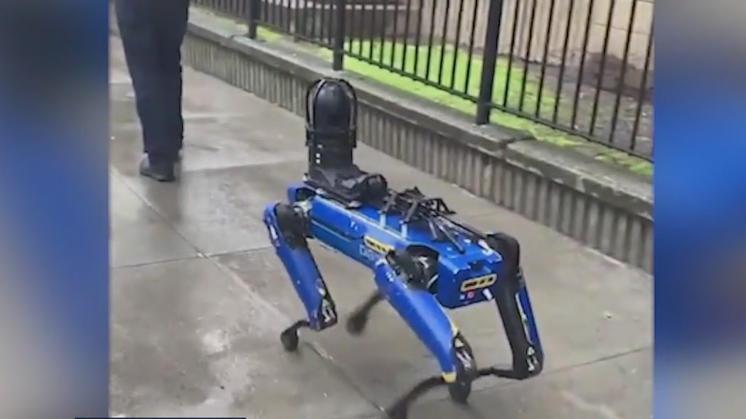 Crime fighting robotic dog causing controversy in New York