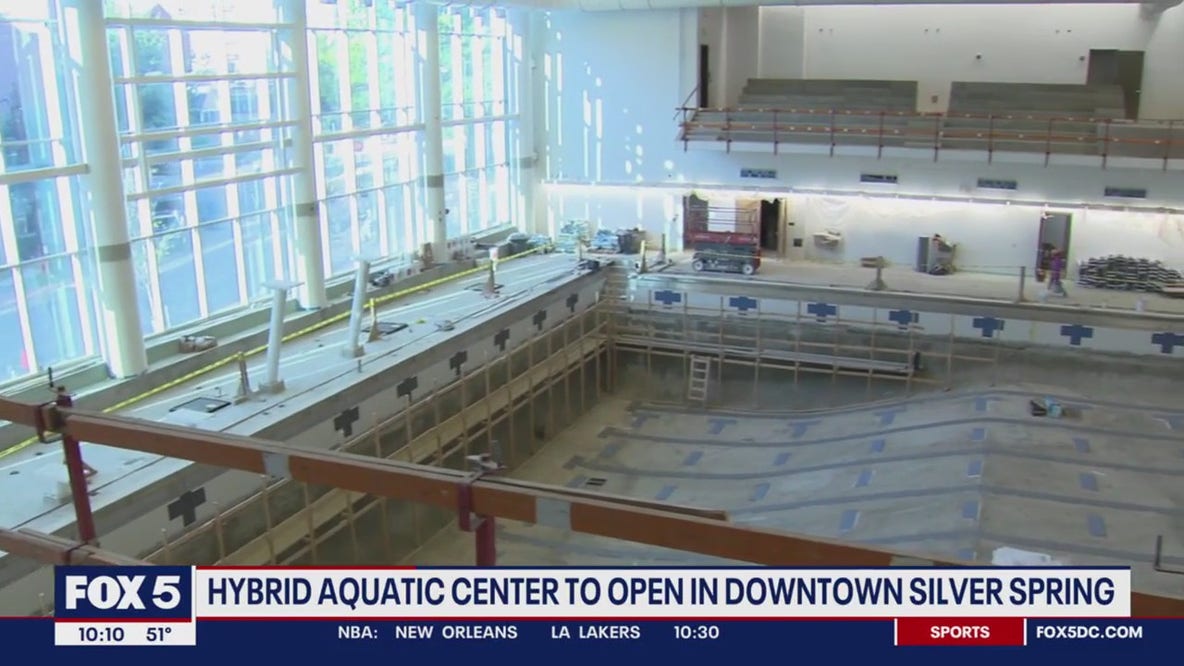 Hybrid aquatic center opening in downtown Silver Spring in February