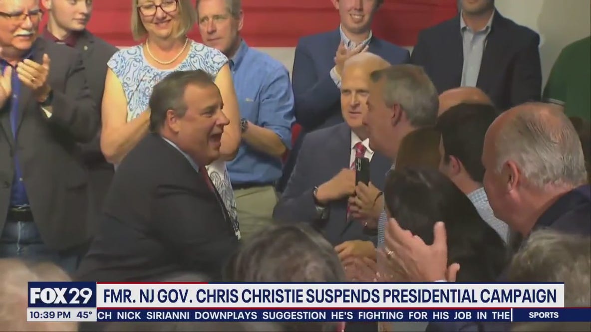 Chris Christie drops out of 2024 presidential race