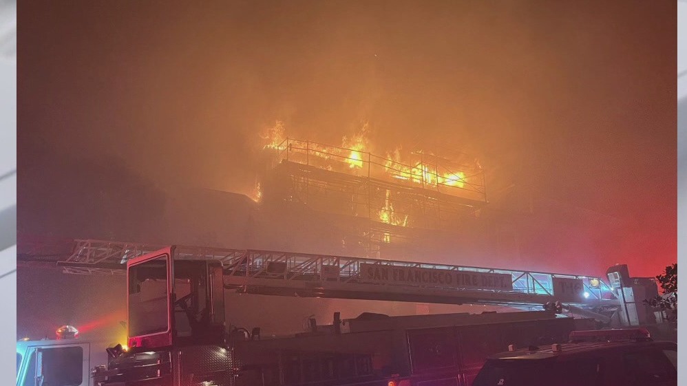 60 firefighter respond to fire in San Francisco
