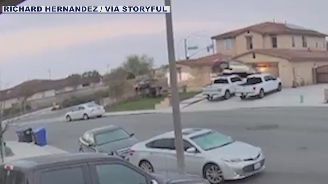 Car crashes into California home