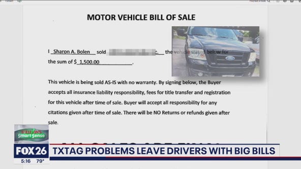 TxTag problem leave drivers with big bills