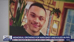 Memorial grows for man shot, killed in Fife