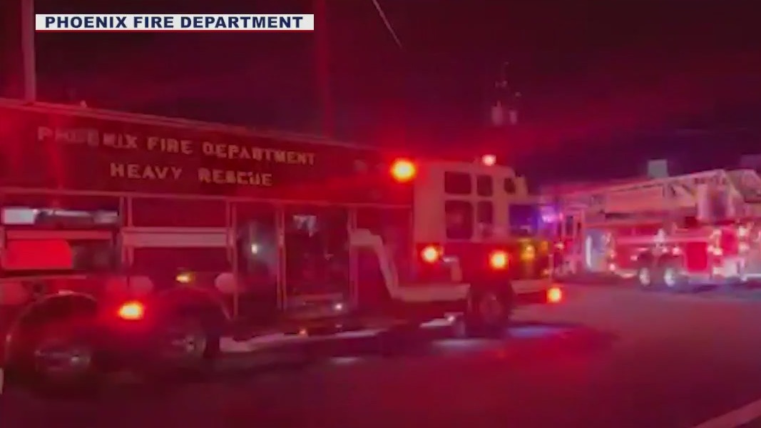 Fires break out at central Phoenix warehouse