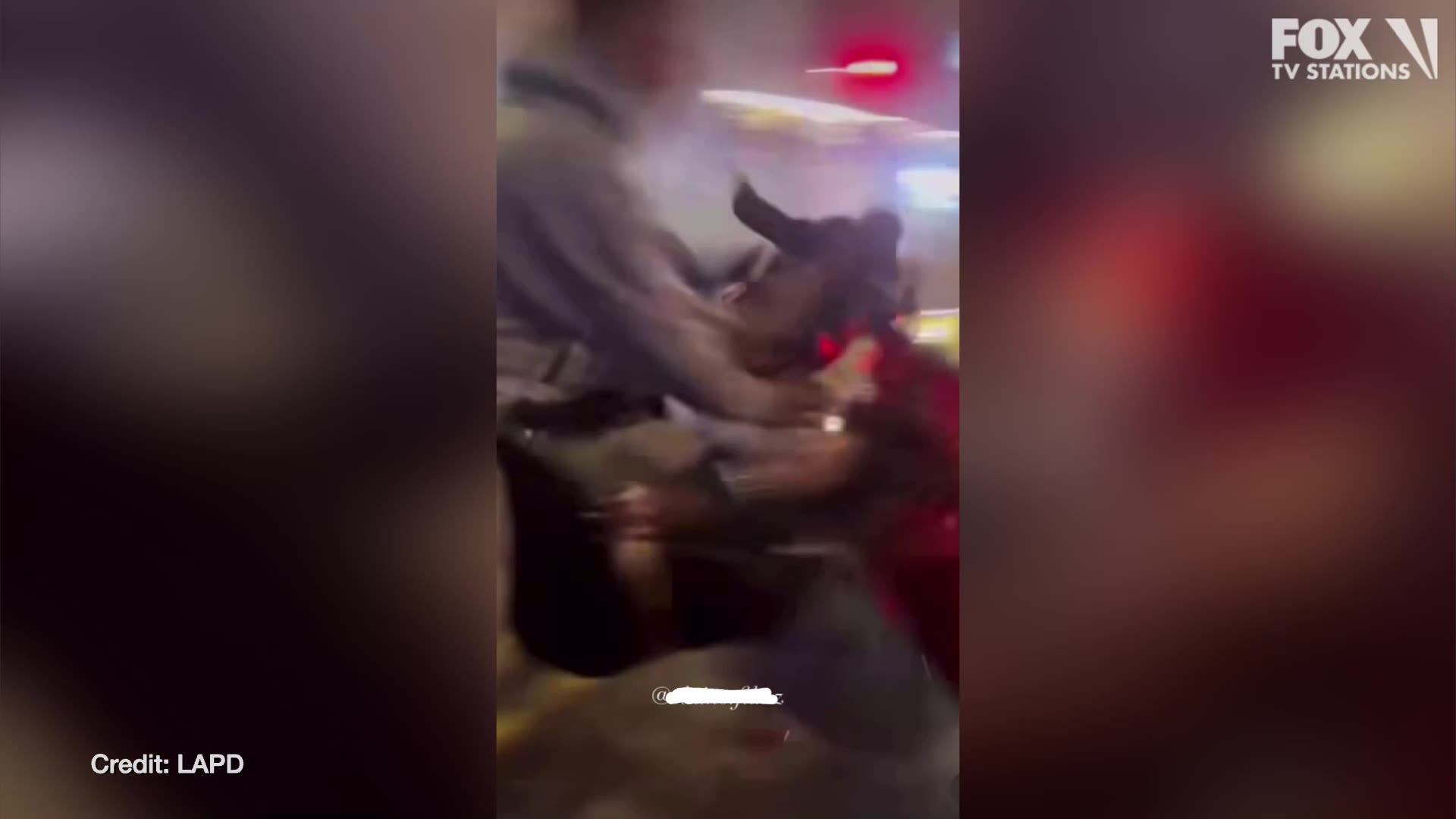 LA street takeover ends in hit-and-run