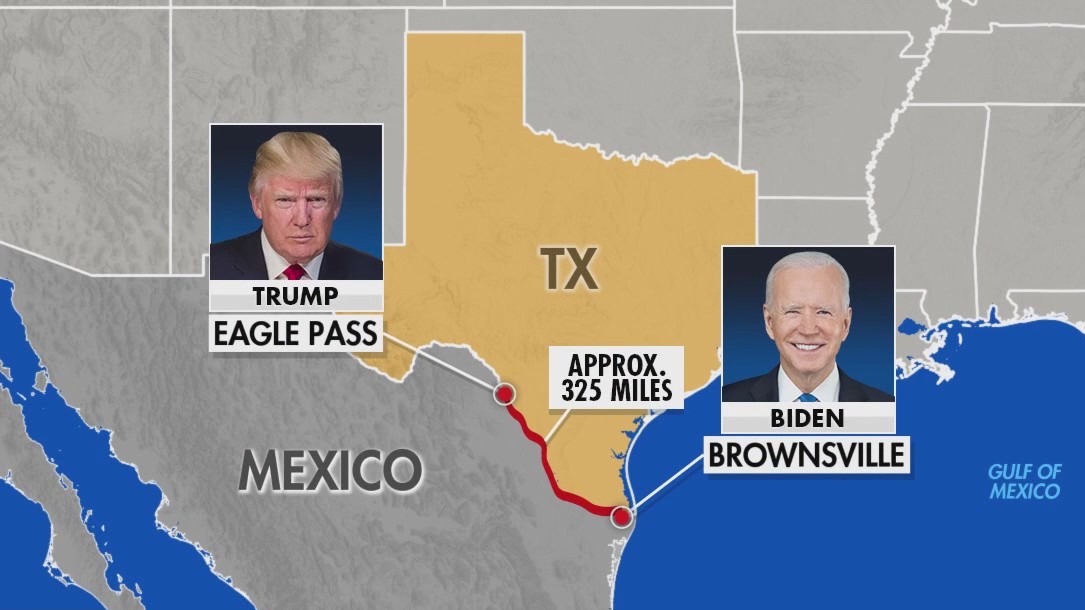 Biden, Trump dueling southern border visits