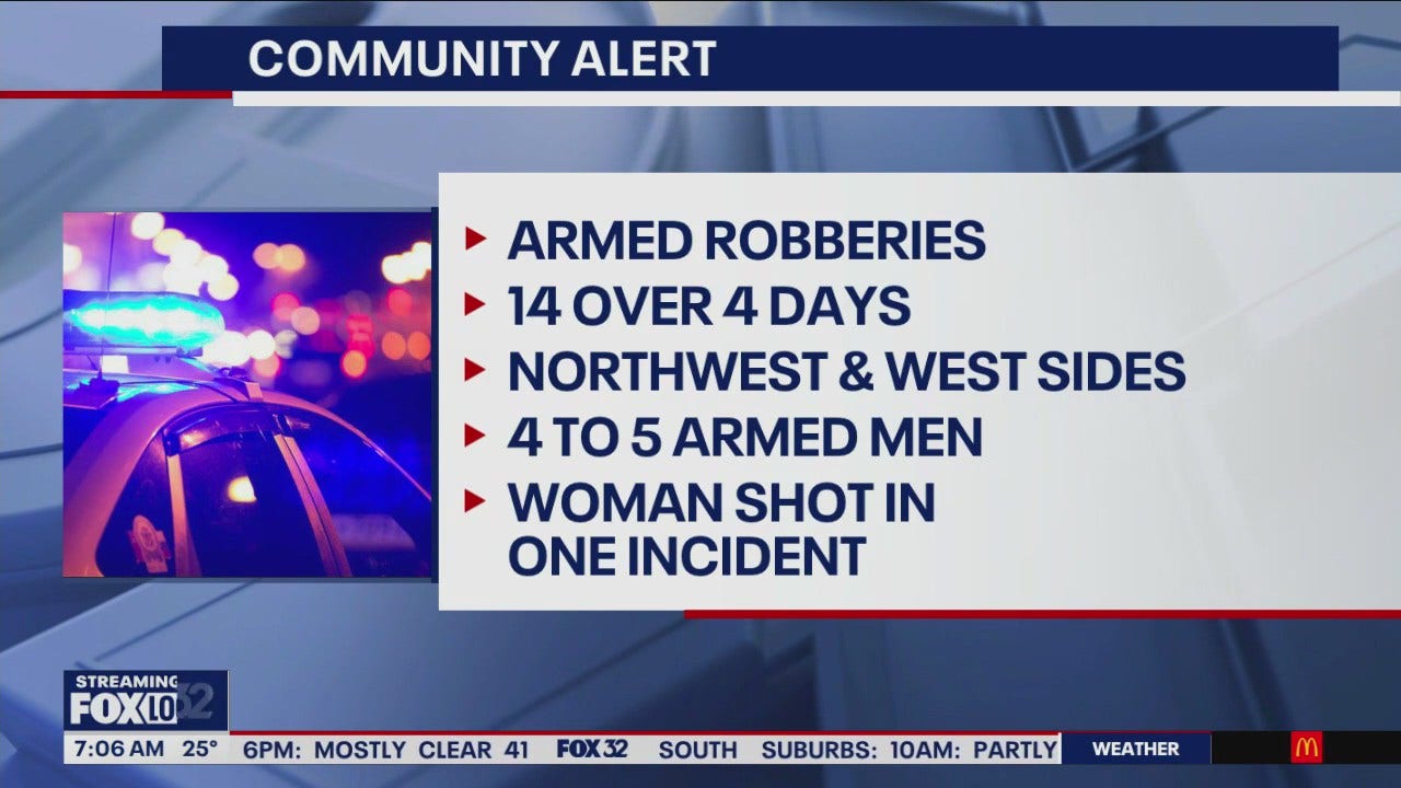 Chicago Police Warn West And Northwest Side Residents After String Of ...