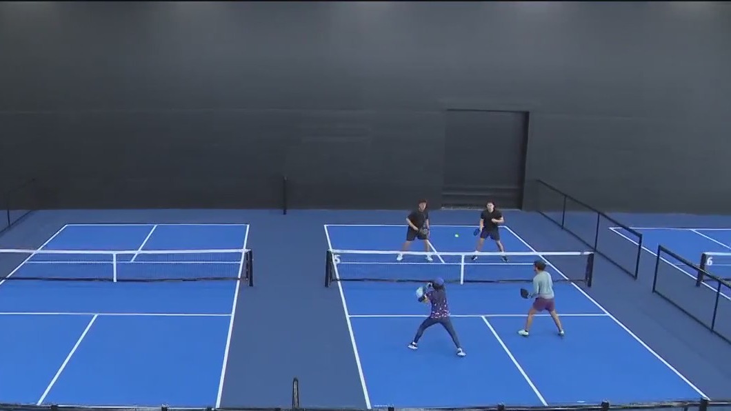 New pickleball courts open at the old Alameda Naval Air Station