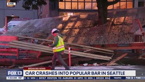 Car crashes into popular bar in Seattle