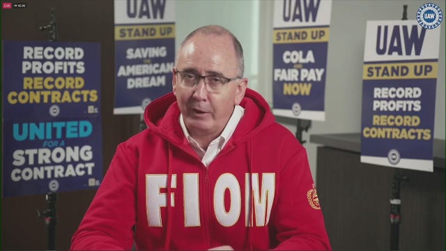 UAW President announces new phase of strike