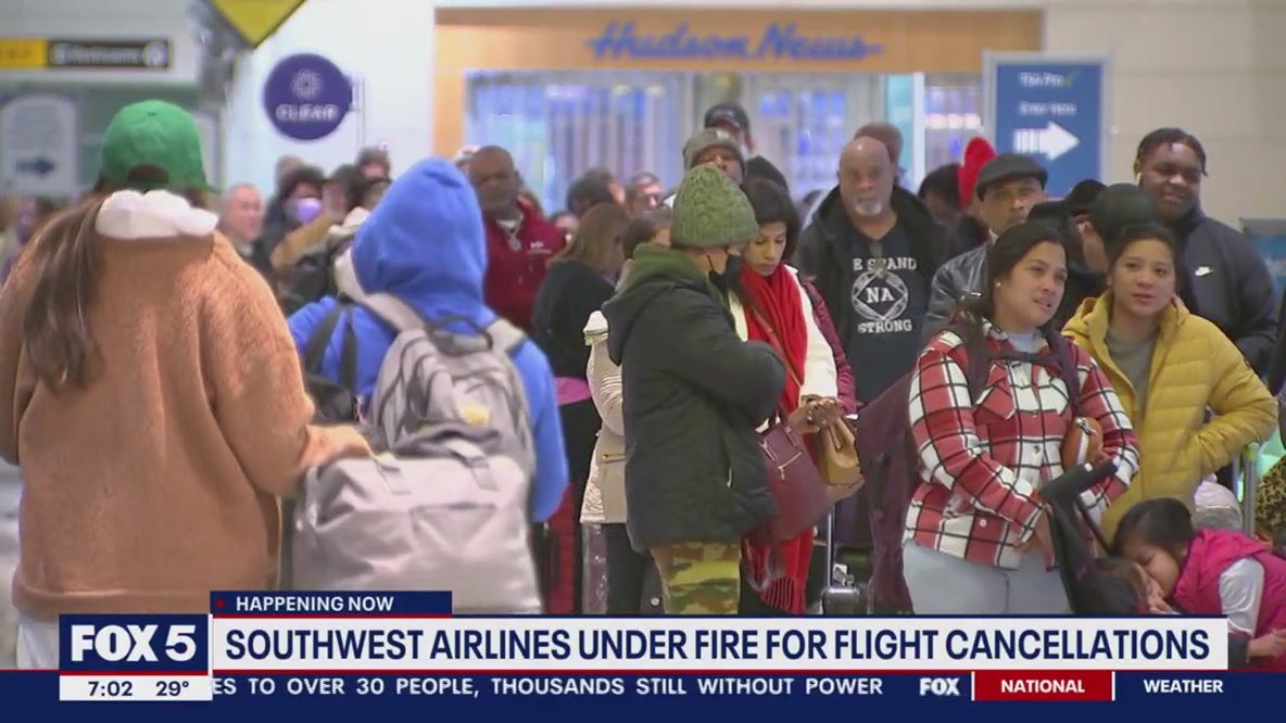 Southwest Airlines under fire for flight cancellations