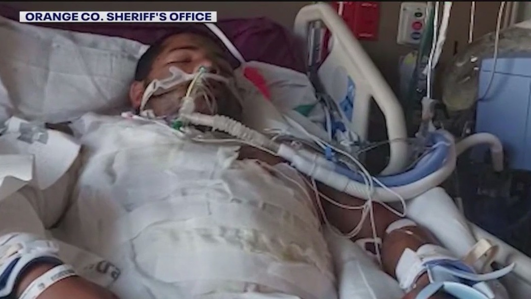 Fiery crash survivor speaks out