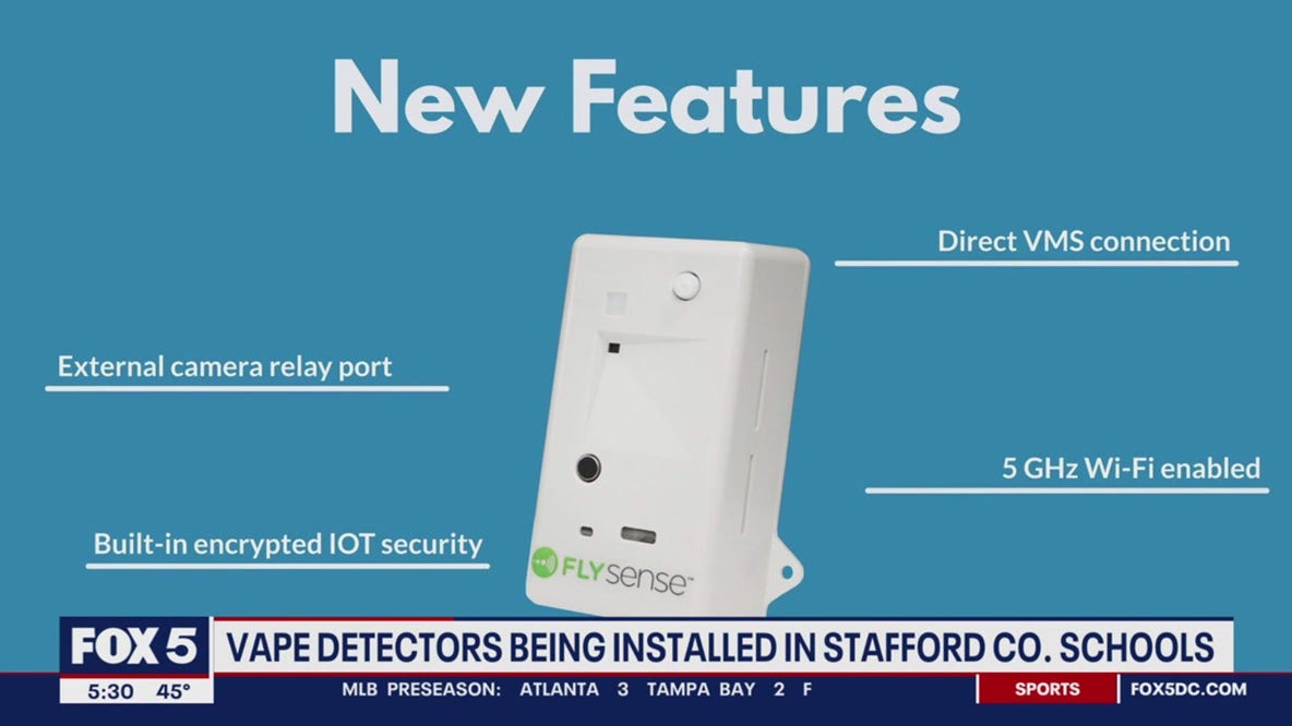 Vape detectors being installed at Stafford County high schools