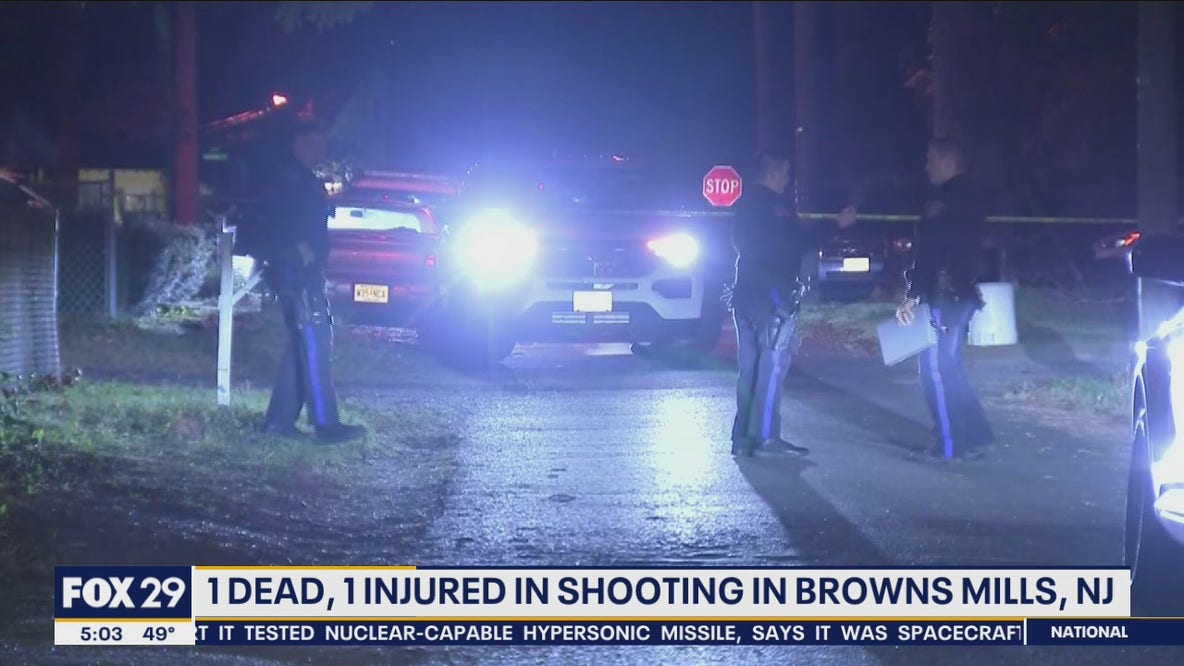 1 killed, 1 hurt in double shooting in Brown Mills, NJ
