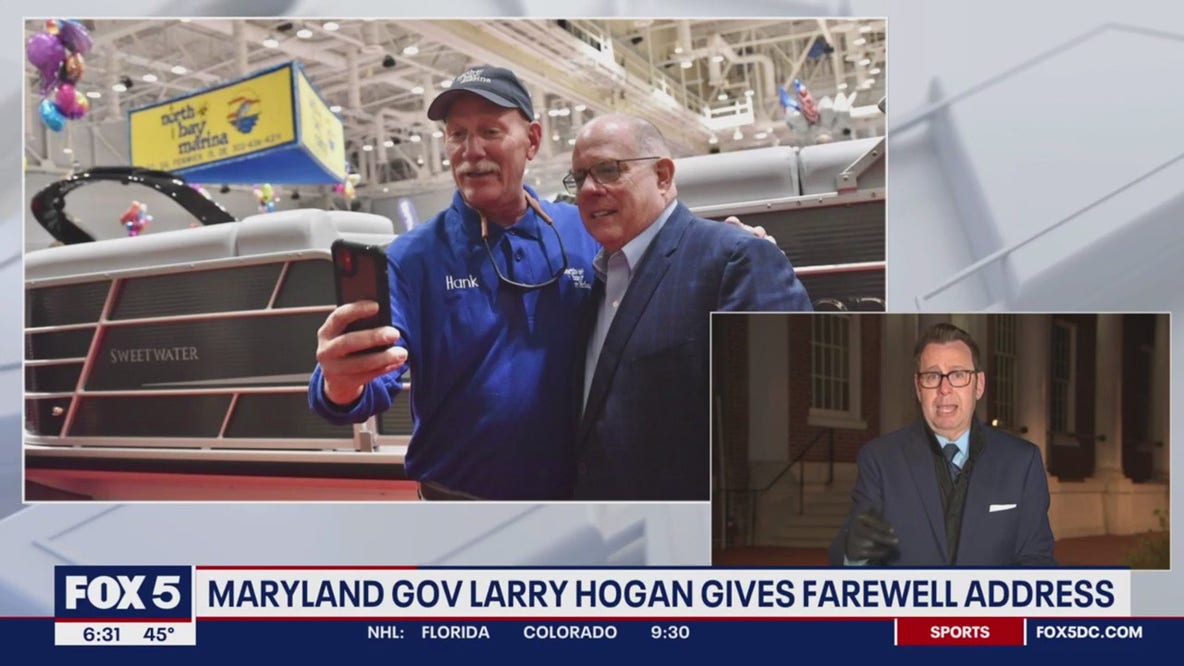 Larry Hogan delivers last speech as Maryland governor
