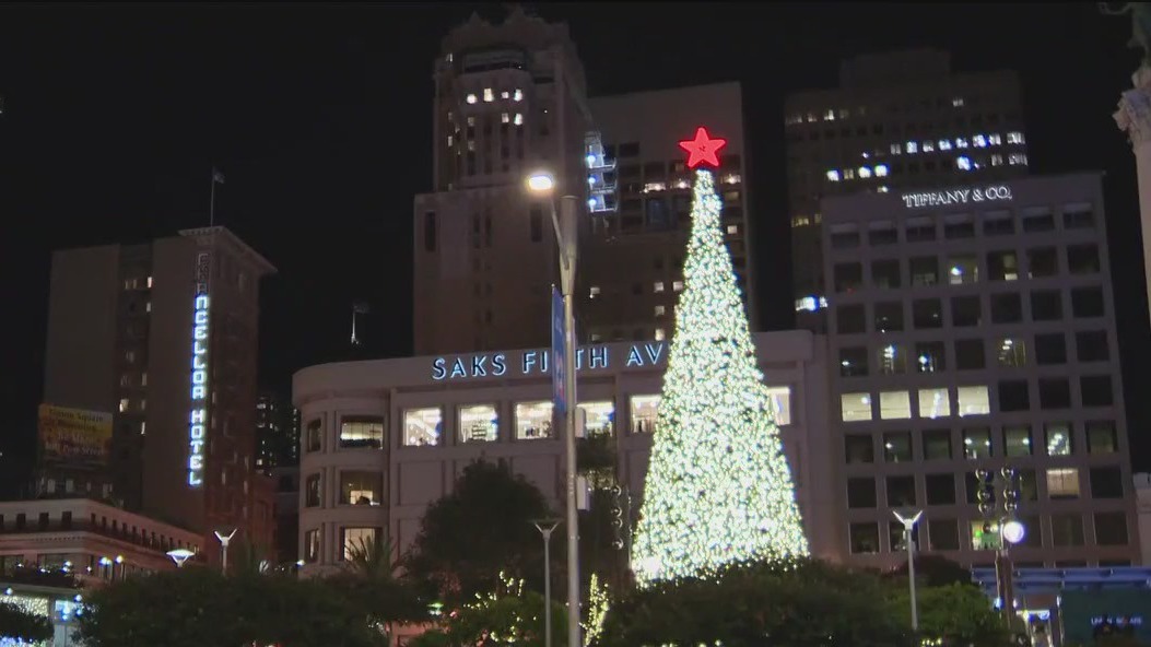 SF Union Square businesses hope holiday tree is a beacon for better times