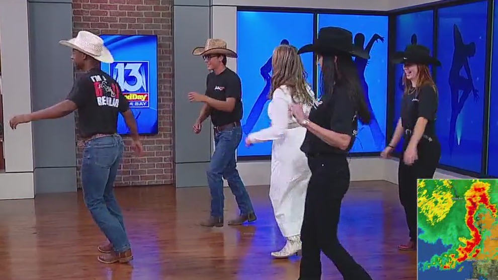 Learn to line dance with the Dallas Bull