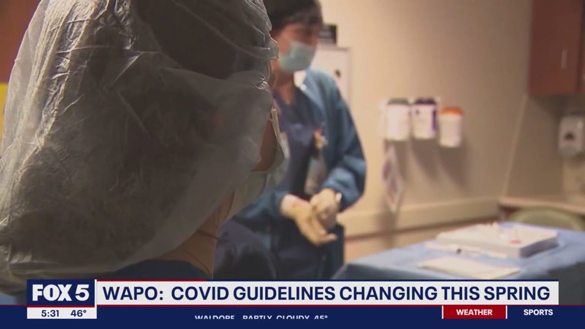 COVID guidelines changing this spring