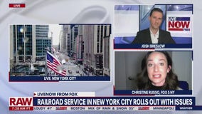 Railroad service in New York City rolls out with some issues