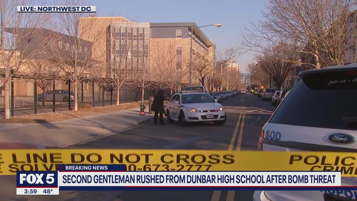Second Gentleman rushed from Dunbar High after bomb threat