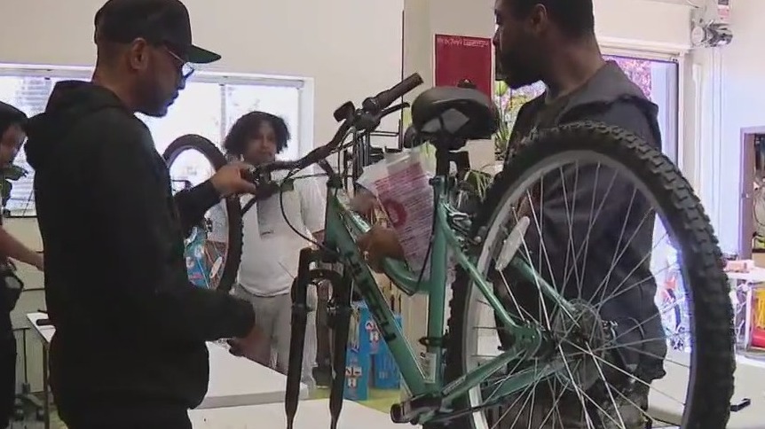 Bikes built for kids impacted by imprisoned parents
