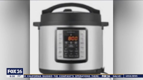 Recall Alert Insignia pressure cookers over burn risks