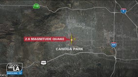 2.6-magnitude earthquake reported in Canoga Park