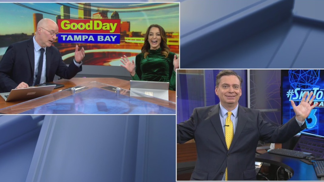 Sometimes live news doesn't go as planned, on Good Day Tampa Bay