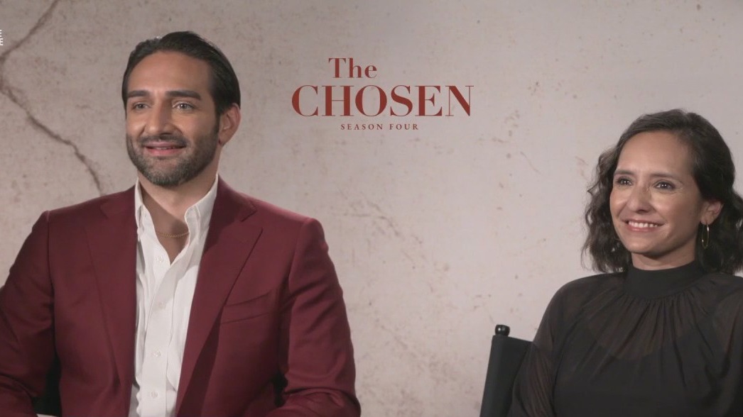 Backstage with stars of 'The Chosen'