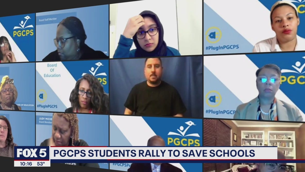 PGCPS students rally to save schools